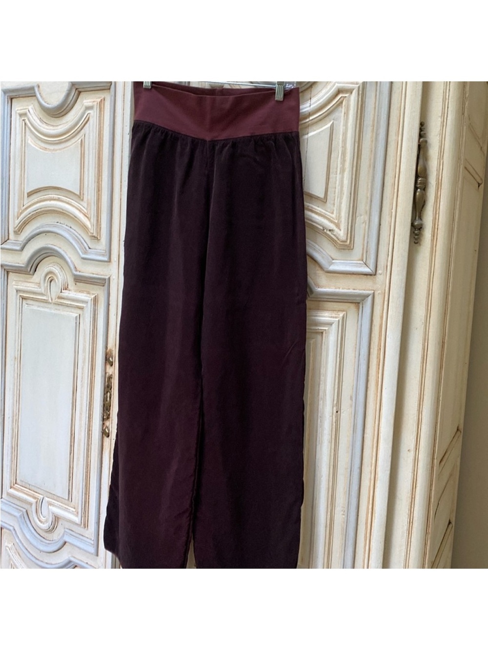Hard tail wide leg cupra pant